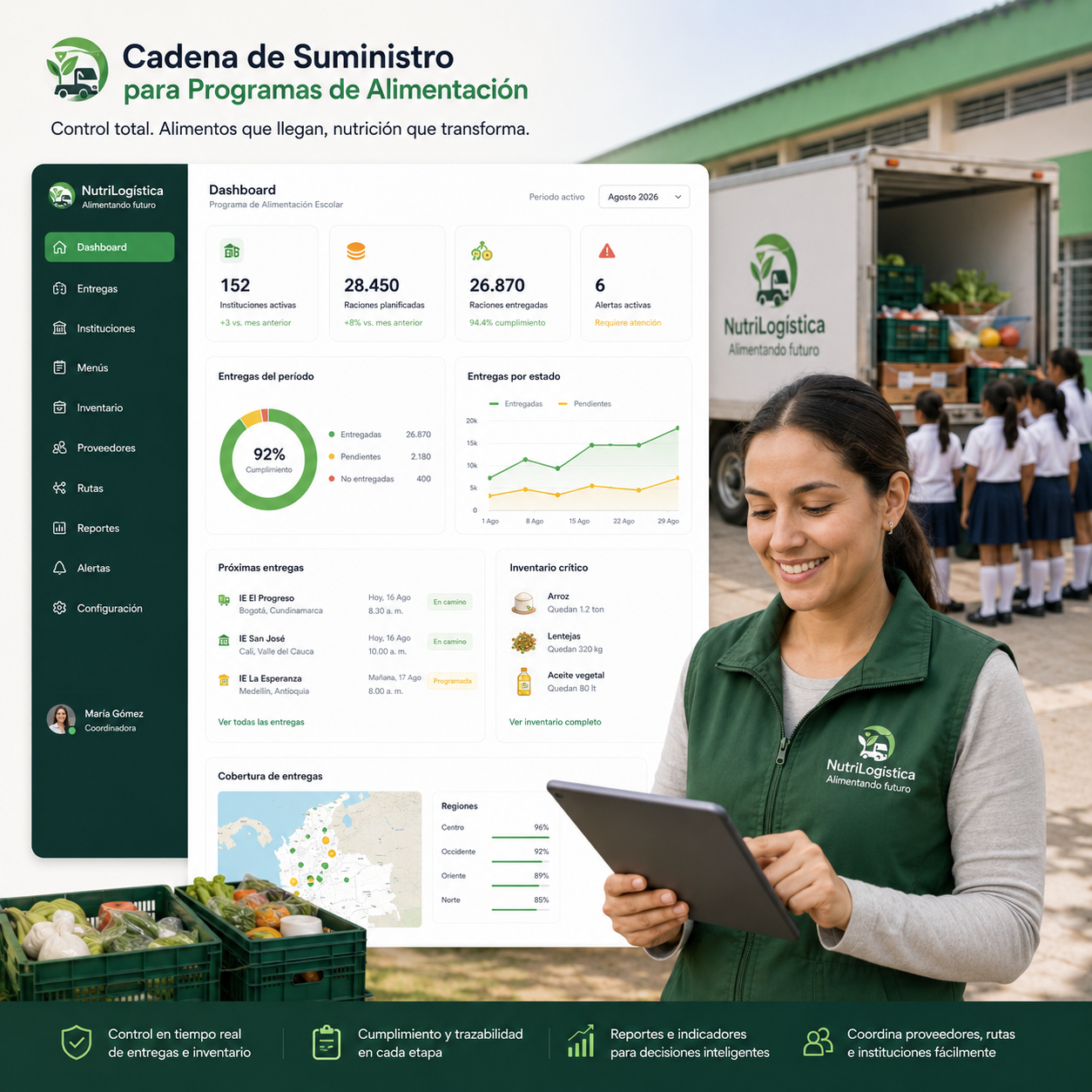 Cadena de Suministro para Programas de Alimentación
